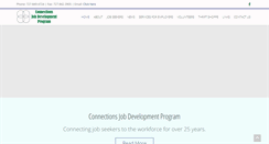 Desktop Screenshot of connectionsjobdevelopment.org